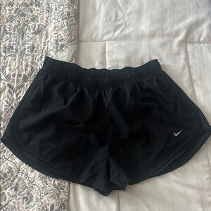 Nike Black Women’s Athletic Running Shorts with Swoosh